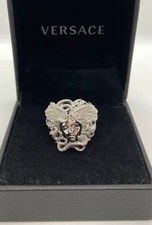 Anello Versace Medusa nero