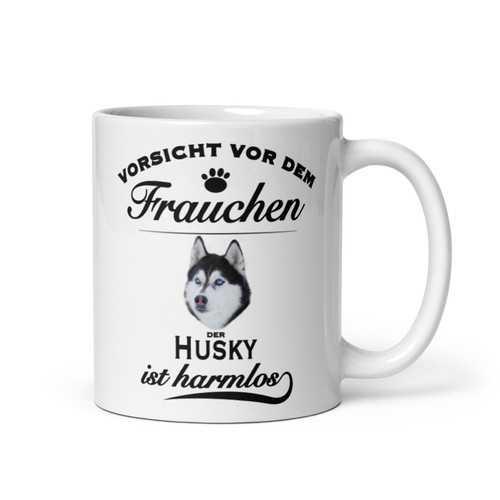 Tazza husky mug attenzione - -,