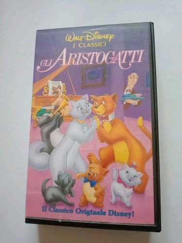 Vhs disney gli - aristogatti, 1^