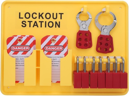 Lockout tagout station - lockout,