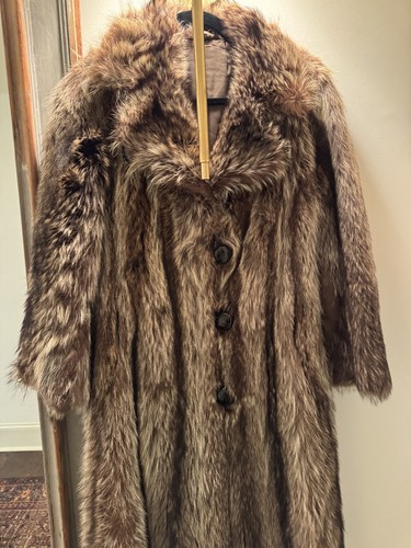 Cappotto pelliccia procione
