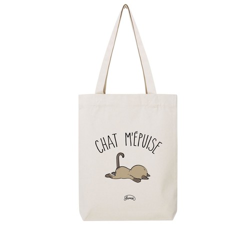 Borsa tote chat m - chat, m'epuise