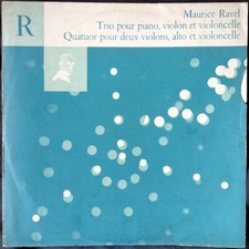 MAURICE RAVEL Trio pour Piano violon et violoncelle LP Condizioni Discrete