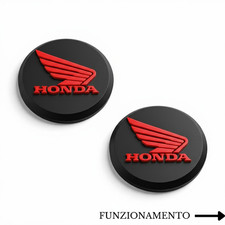 2x Tappini Specchietti Honda SH 125 150 300 Plug & Play Gomma Personalizzabili