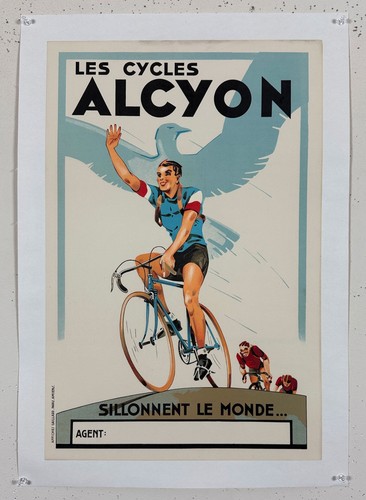Poster les cycles alcyon - poster,