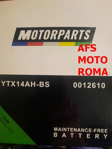 Batteria motorparts ytx14ah - batteria,