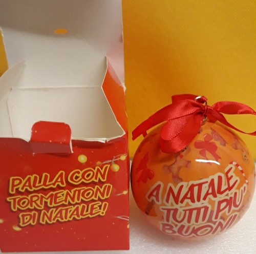 Palla con tormentoni natale - palla,