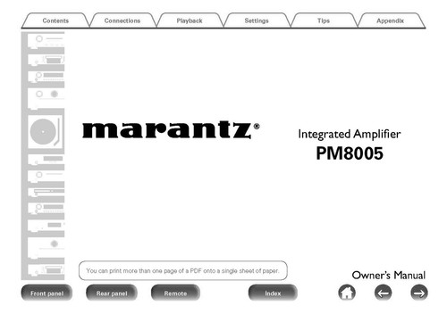 Marantz pm8005 amplificatore - marantz,