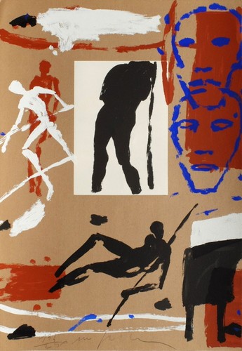 Mimmo paladino sérigraphie - mimmo,