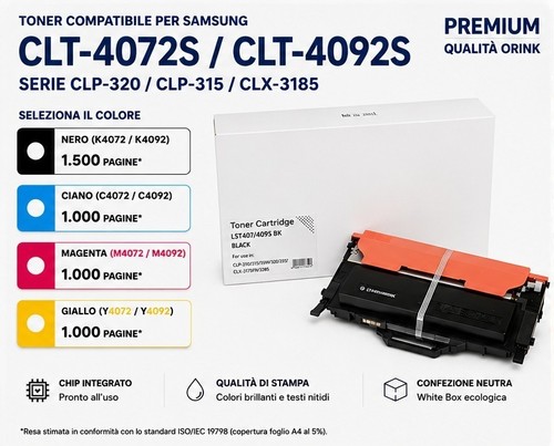 Toner compatibile per - toner, samsung