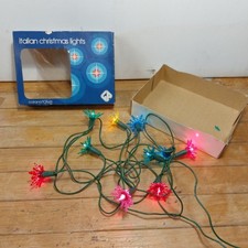 Gp luci Di natale vintage 10 Fiori Filo Natalizie 