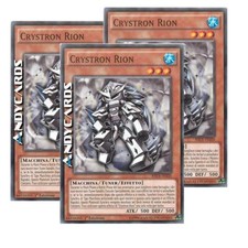 CRYSTRON RION 3x  • Comune • RATE IT020 • 1Ed • YUGIOH! • ANDYCARDS