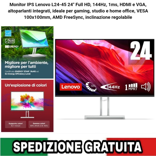 Monitor full 144hz e - monitor,
