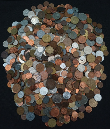 Monete mondiali lotto - 5, kg