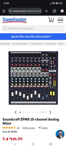 Soundcraft epm8 channel - soundcraft,