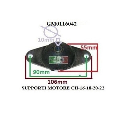 Supporto motore chatenet - supporto,
