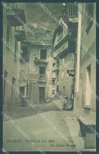 Vercelli Fobello Valsesia Via Dottor Rizzetti cartolina JK3839