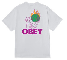 T-Shirt Obey World in Flames
