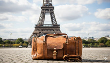 Borsone vintage viaggio palestra weekend notte uomo vera pelle grande