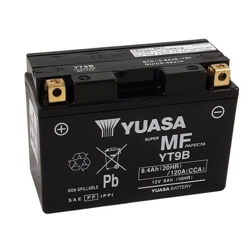 Batteria sigillata yuasa yt9b - batteria,