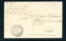 (B3417) c.ill. da POSTA MILITARE  ZONA CARNIA del  2/11/!915 per  Asti