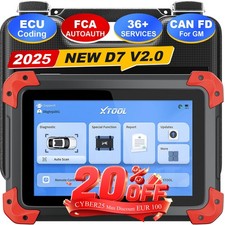 XTOOL D7 V2.0 tutto il sistema strumento diagnostico auto OBD2 scanner ECU codifica IMMO