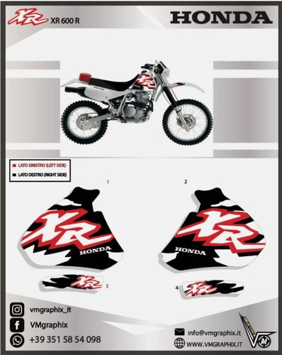 Adesivi 600 xr 600r - adesivi,