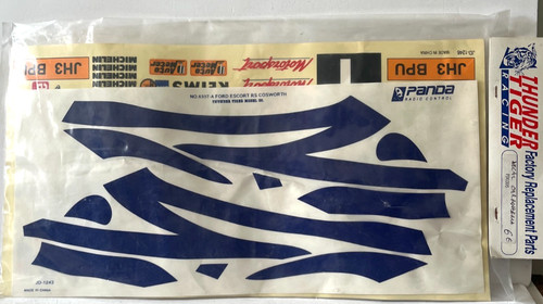 Thunder tiger decals adesivi - tiger,