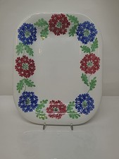 RICHARD GINORI MONDOVÌ PIATTO PORTATA VERBENA ROSSA GIO' PONTI VINTAGE PIATTI 