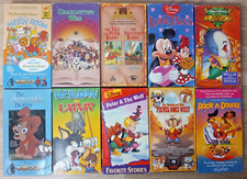 10x Kids Cartoons VHS