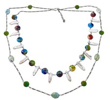Collana doppio filo vintage