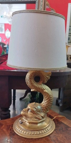 Lampada pesce ottone - , in