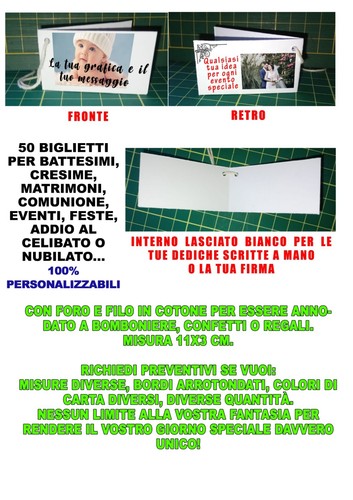 Bigliettini bomboniere - bigliettini,