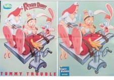 Poster Roger Rabbit Jessica Rabbit Tummy truble Mattisimo + Tutto Vintage