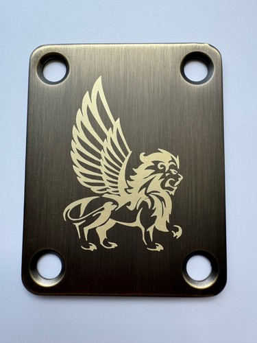 Piastra collo leone alato - piastra,
