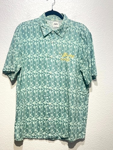 Zara hawaiian shirt mens - shirt,