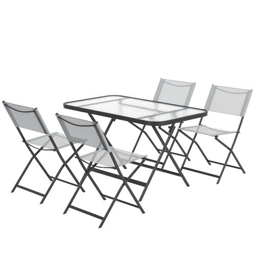 Outsunny set tavolo sedie da - tavolo,