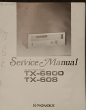 Pioneer 608 6800 - tx-608, tx-6800