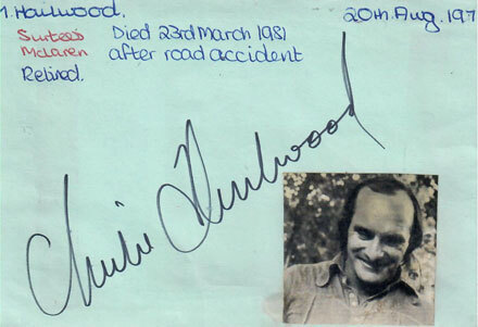 Mike hailwood signed autograph - signed,