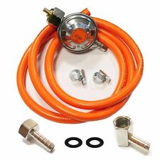 300 CM Tubo Flessibile per Gas Propano + Riduttore Pressione 37mbar Manometro