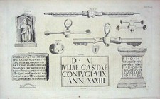 Stampa antica originale forme