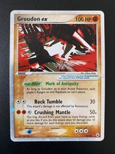 POKEMON GROUDON EX HOLO RARE