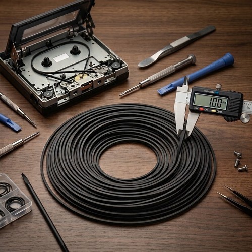 30x square rubber belt mix - belt,