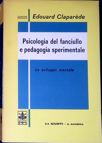 Psicologia del fanciullo - , e