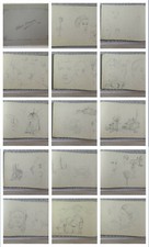 Antico album disegno - disegno, 14