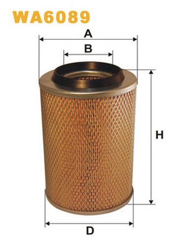 Wa6089 filtro aria per - filtro,