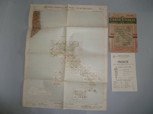 Carta italia del touring - carta,