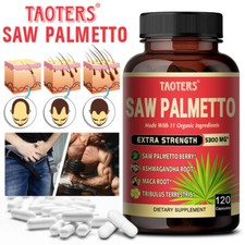 Saw Palmetto 5300mg - 120 capsule prostata ghiandola prostatica palma da sega
