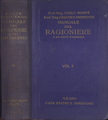 Manuale del ragioniere vol - del,