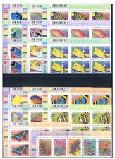 Sudafrica. Definitivo. Fauna. Pesce 2000-2002. Blocchi di 6 con data e barco